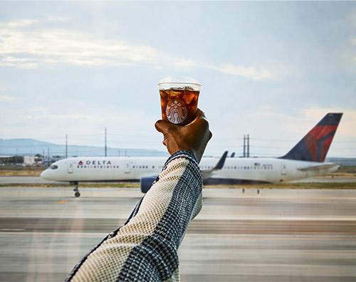 Delta Air Lines and Starbucks