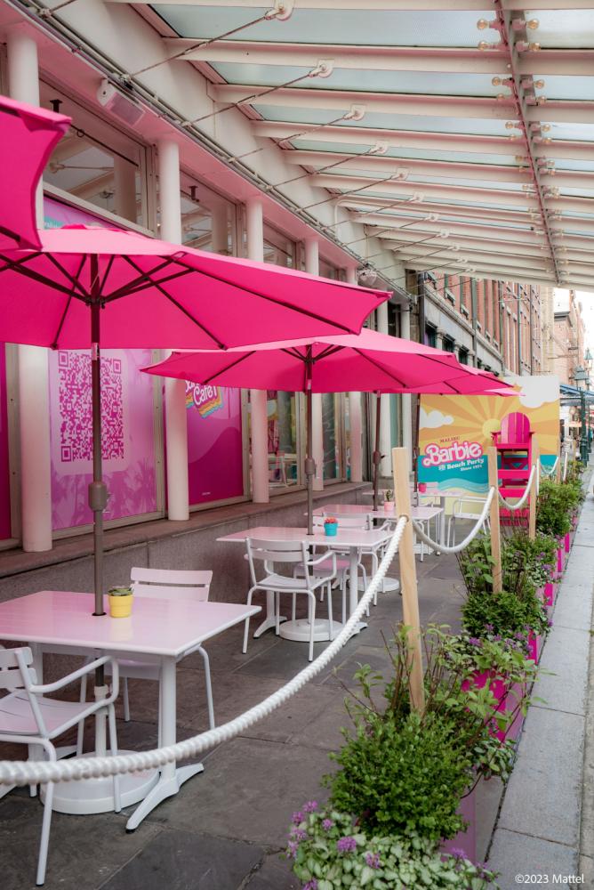 Malibu Barbie Café is located in the Seaport District of Manhattan. 