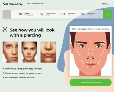 Face Piercing App