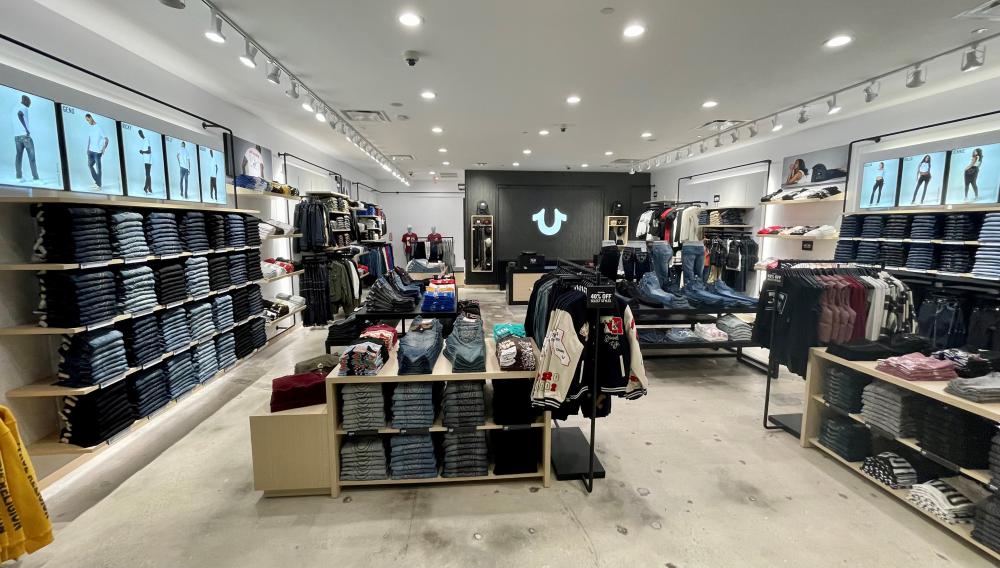 True Religion opened its 46th U.S.-based store -- it's first new store in four years. 