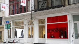 H&M's new store in SoHo features an in-store shop for secondhand garments.
