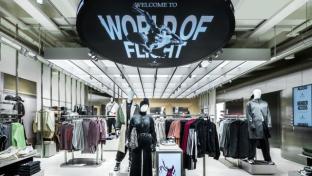 The first World of Flight store has opened in Milan, Italy.  (Photo courtesy of Nike.)